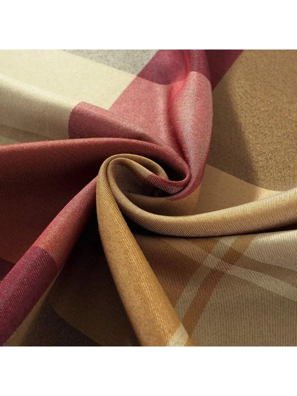 Checkered Rectangle Tablecloth - Heavyweight Spillproof Polyester for Dining